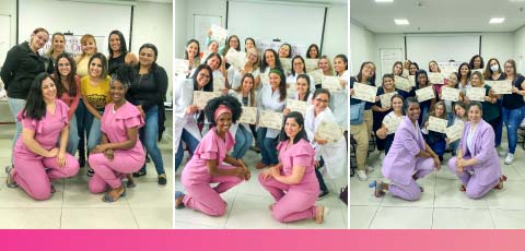 turmas curso de furo de orelha humanizado materna brincos