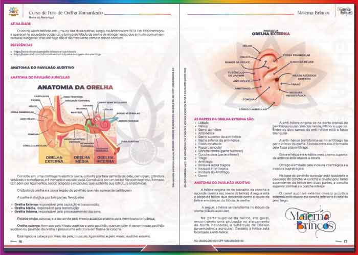 apostila curso furo de orelha
